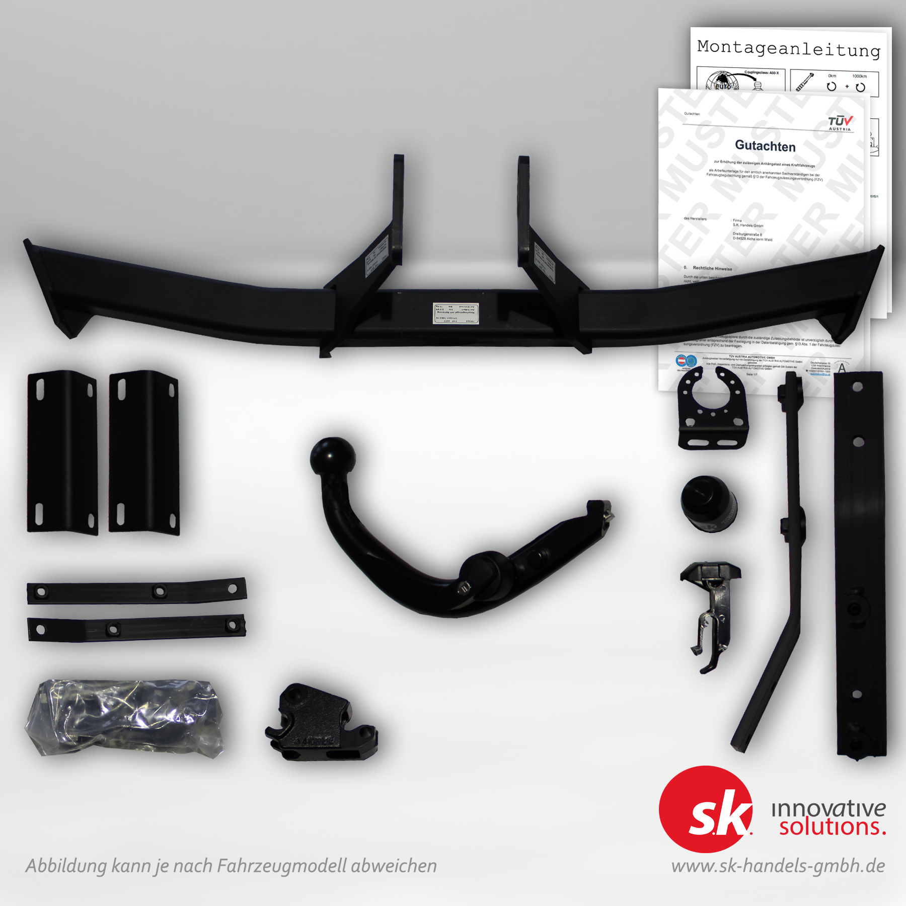 Verstärkte Anhängerkupplung, abnehmbar, für Nissan Juke 2WD