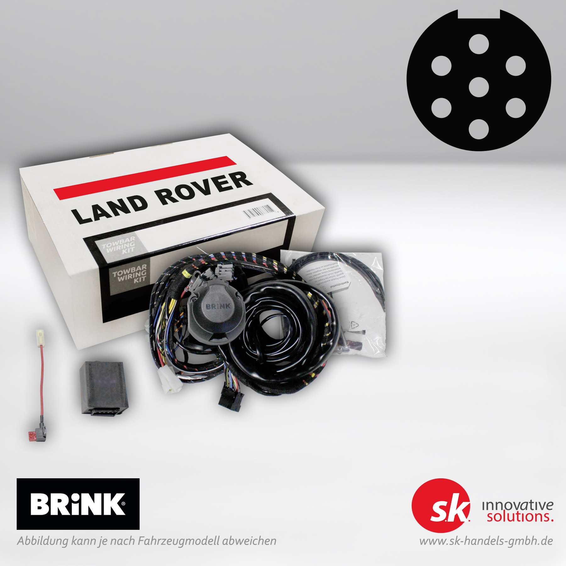 7-poliger Elektrosatz für Land Rover Discovery Sport (L550)