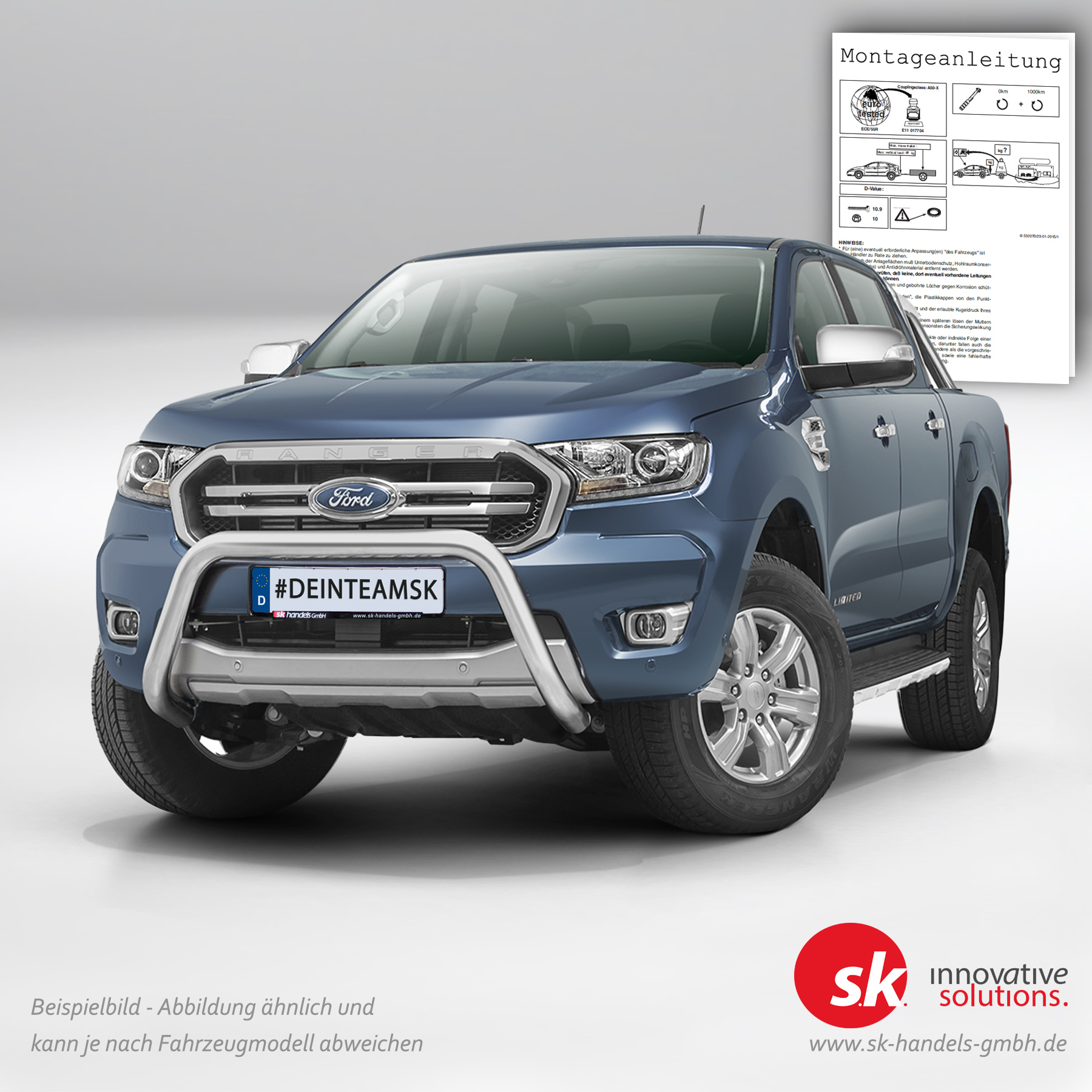 Frontschutzbügel für Ford Ranger