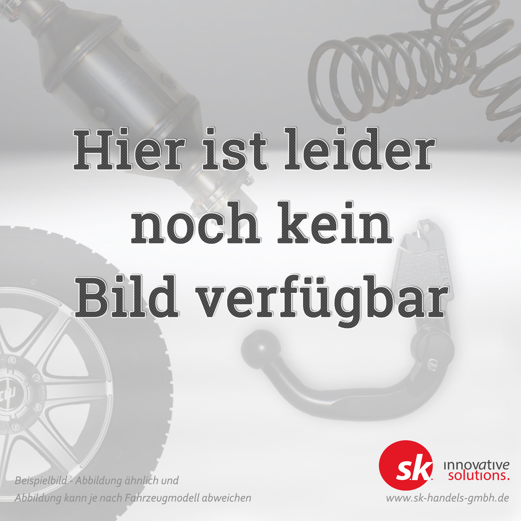 Verstärkte Anhängerkupplung, Flansch, für VW Crafter Pritsche