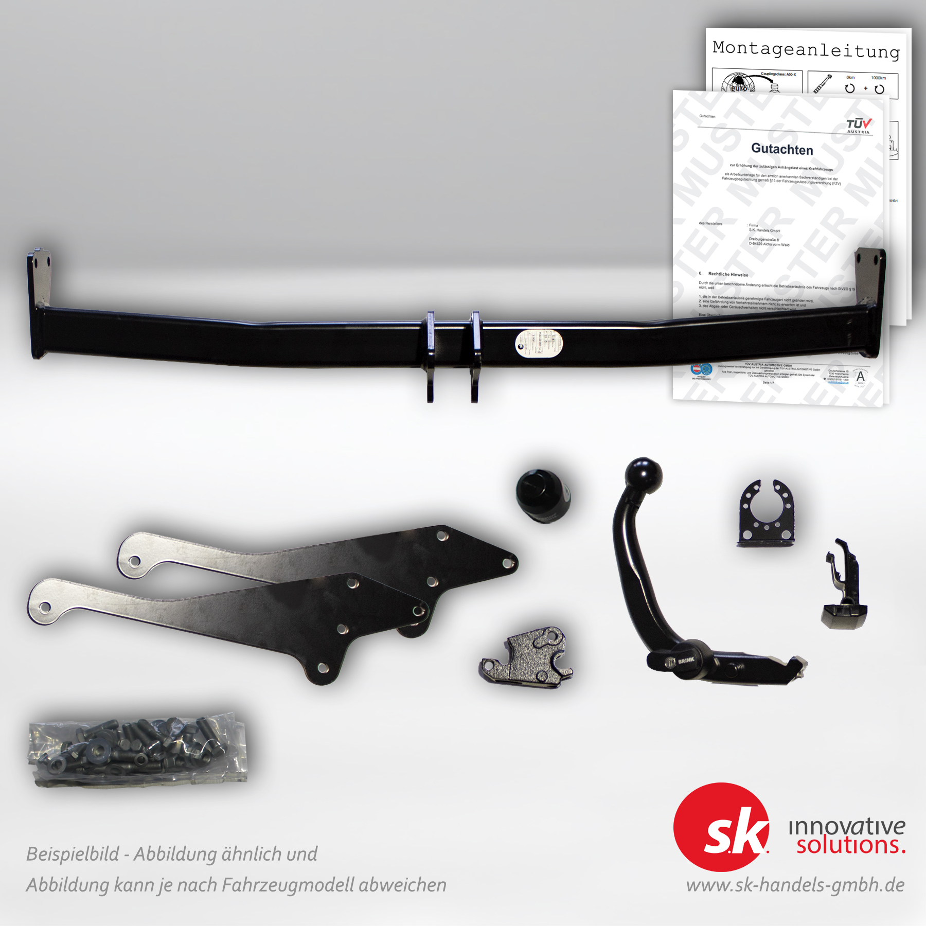 Verstärkte Anhängerkupplung für Dacia Jogger DJF