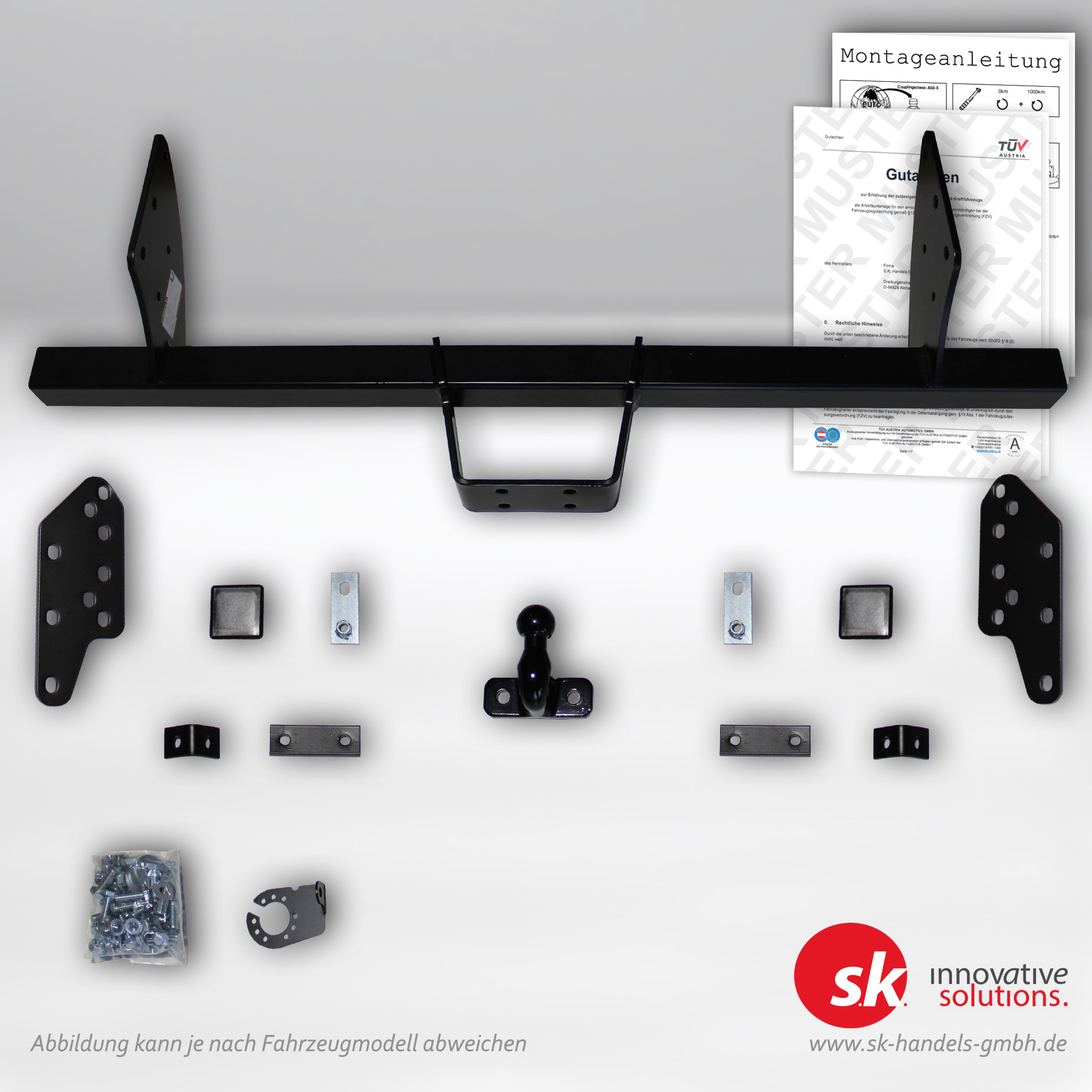 Verstärkte Anhängerkupplung, Flansch, für Mitsubishi L 200