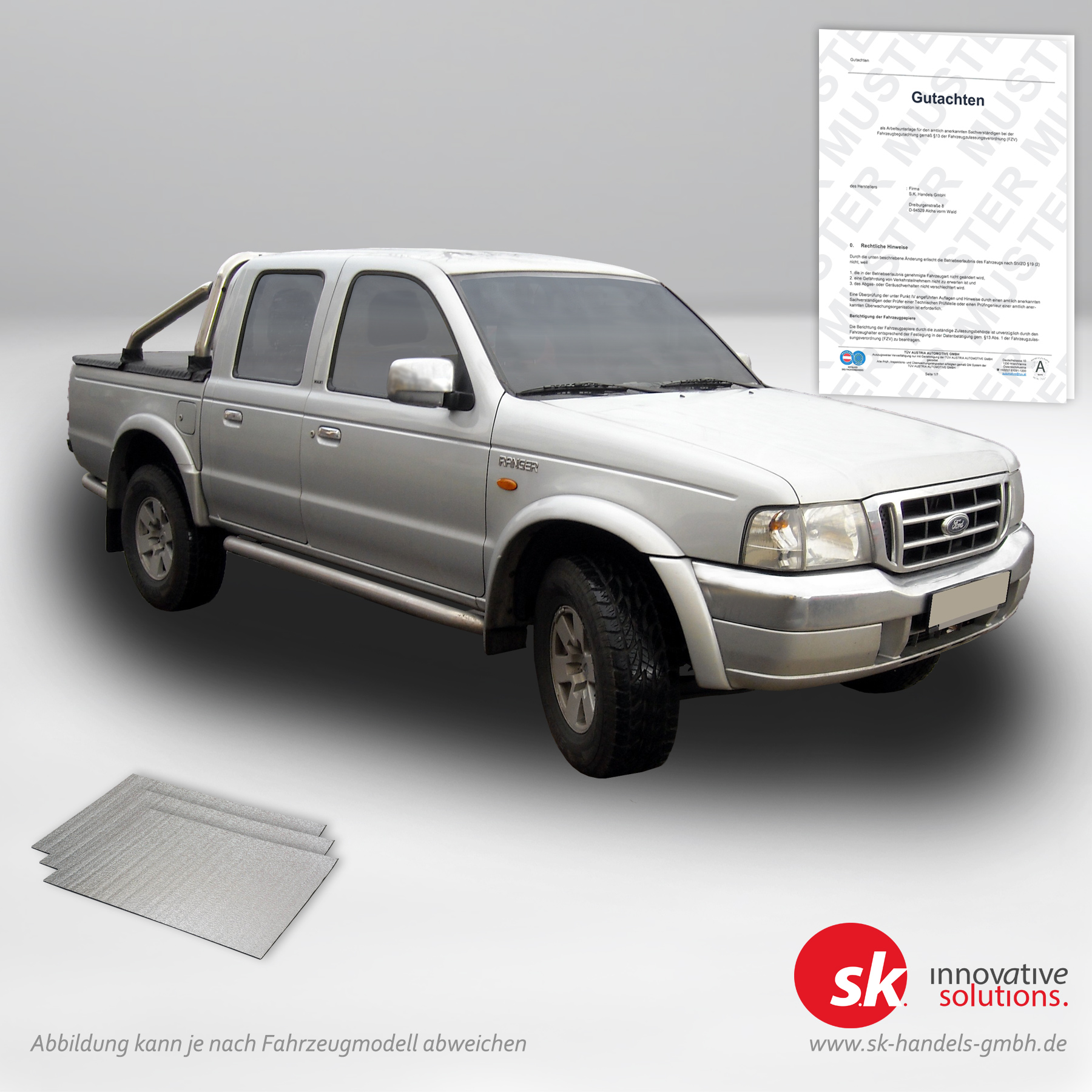 PKW Umschreibung für Ford Ranger