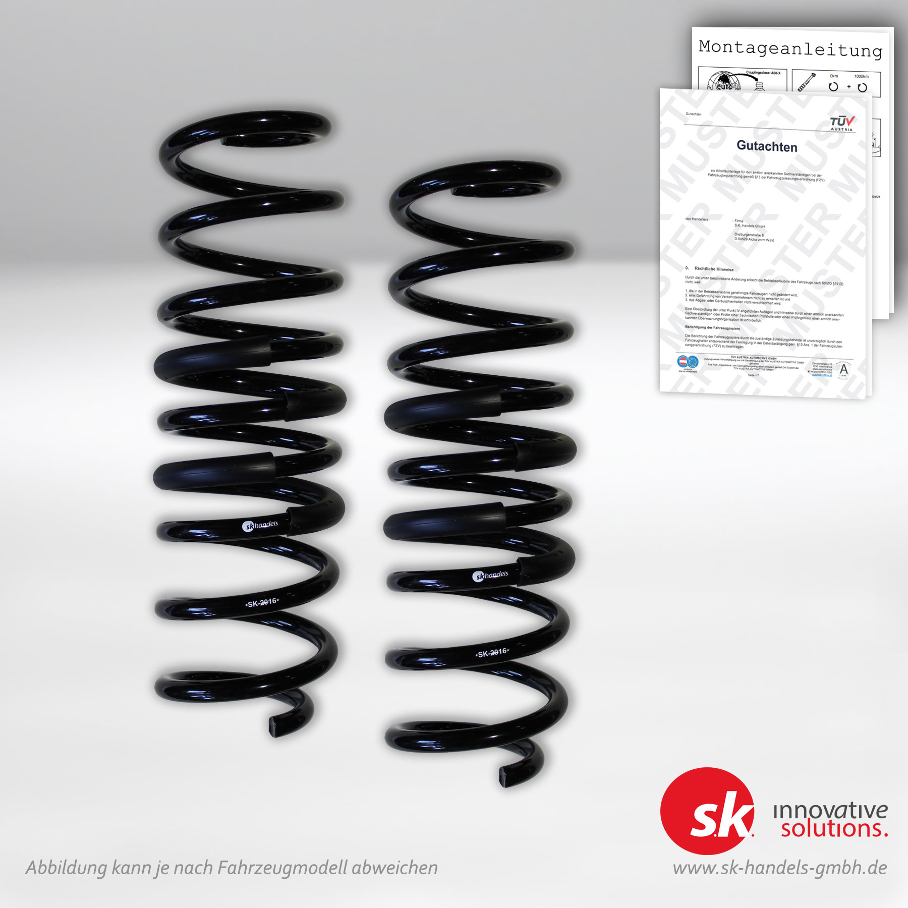 Set zur Auflastung für Ford Ranger Raptor