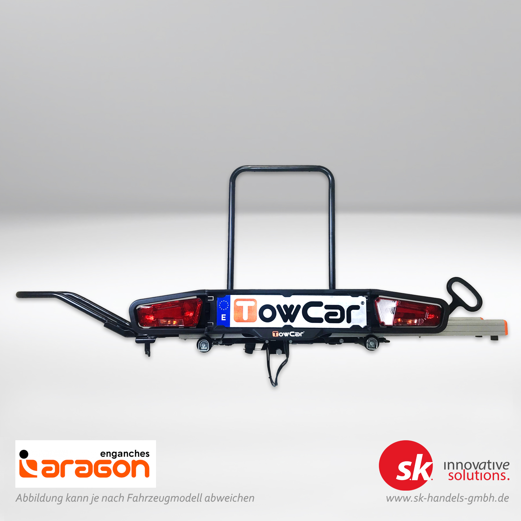 Motorradträger Balance zur Montage auf Anhängerkupplung