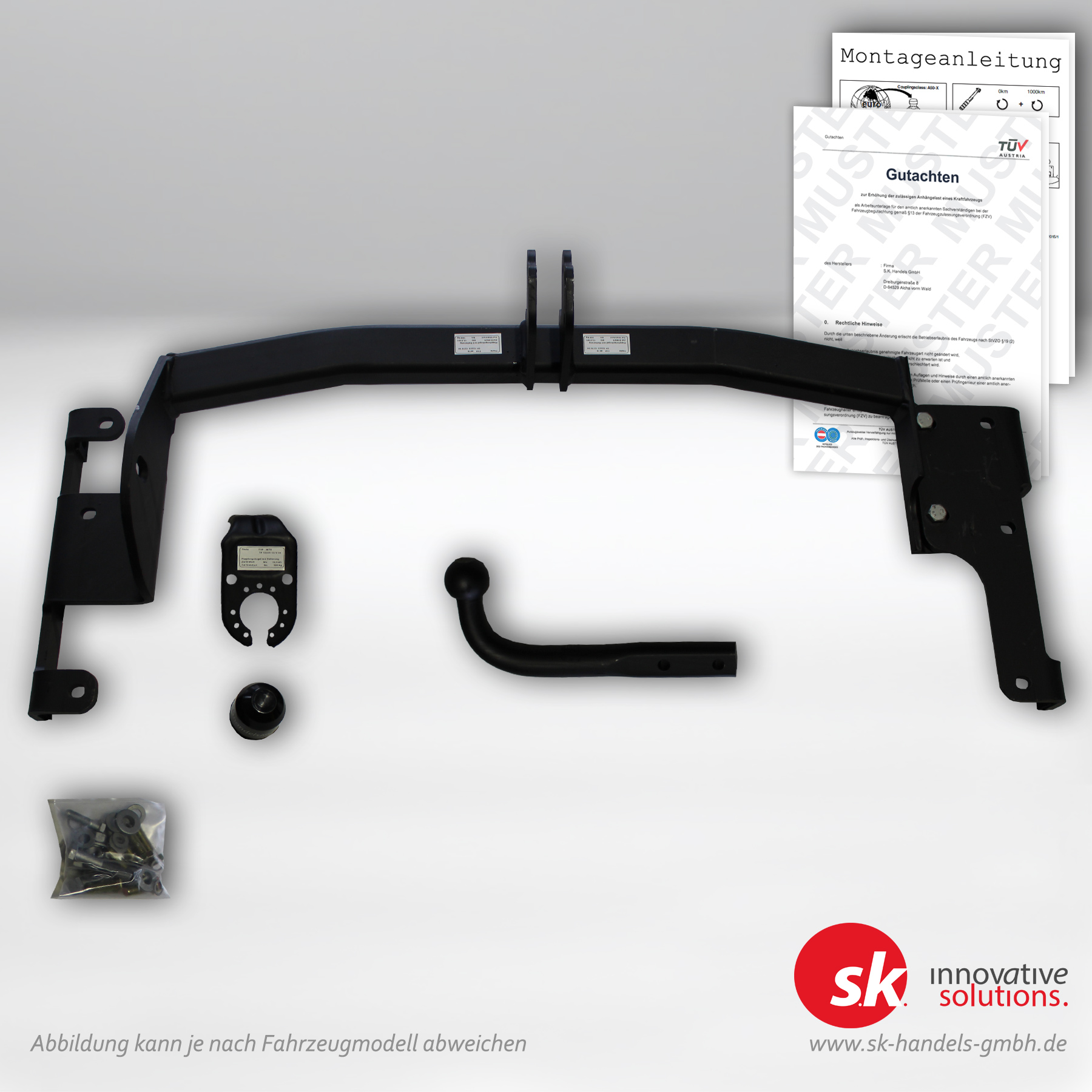 Verstärkte Anhängerkupplung, starr, für Nissan Murano