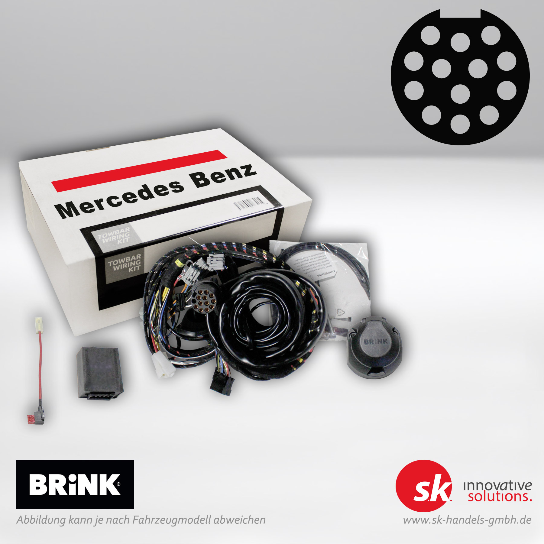 13-poliger Elektrosatz für Mercedes-Benz C-Klasse Coupe (C204)