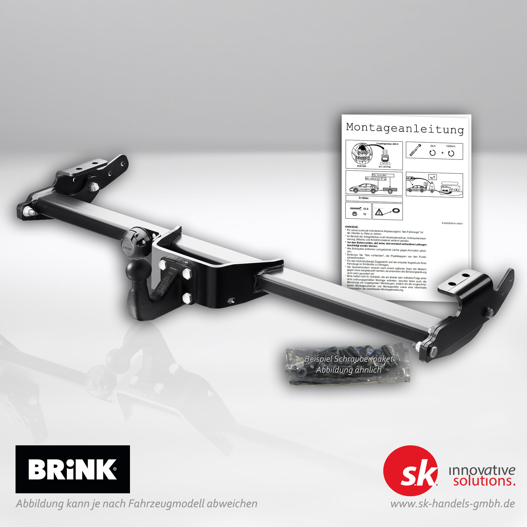 4-Loch Flansch Anhängerkupplung für Iveco Daily Ii Pritsche/Fahrgestell