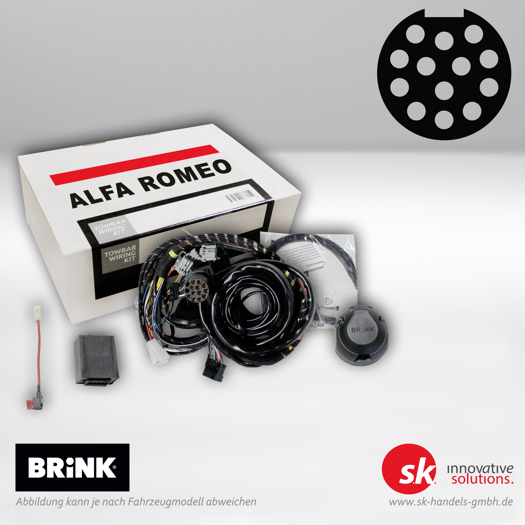 13-poliger Elektrosatz für Alfa Romeo Stelvio (949_)