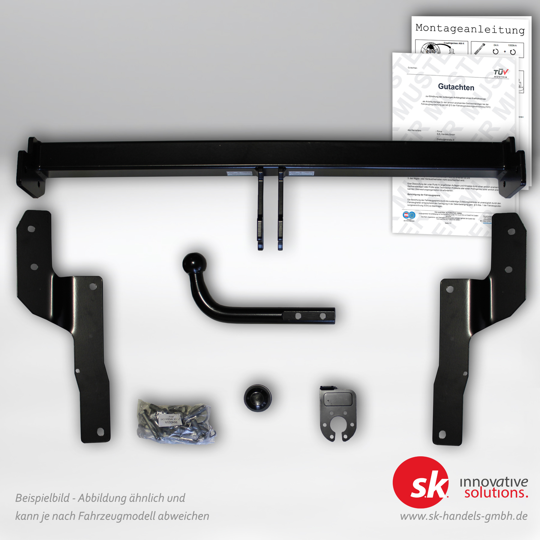 Verstärkte Anhängerkupplung, starr, für Mazda CX-5