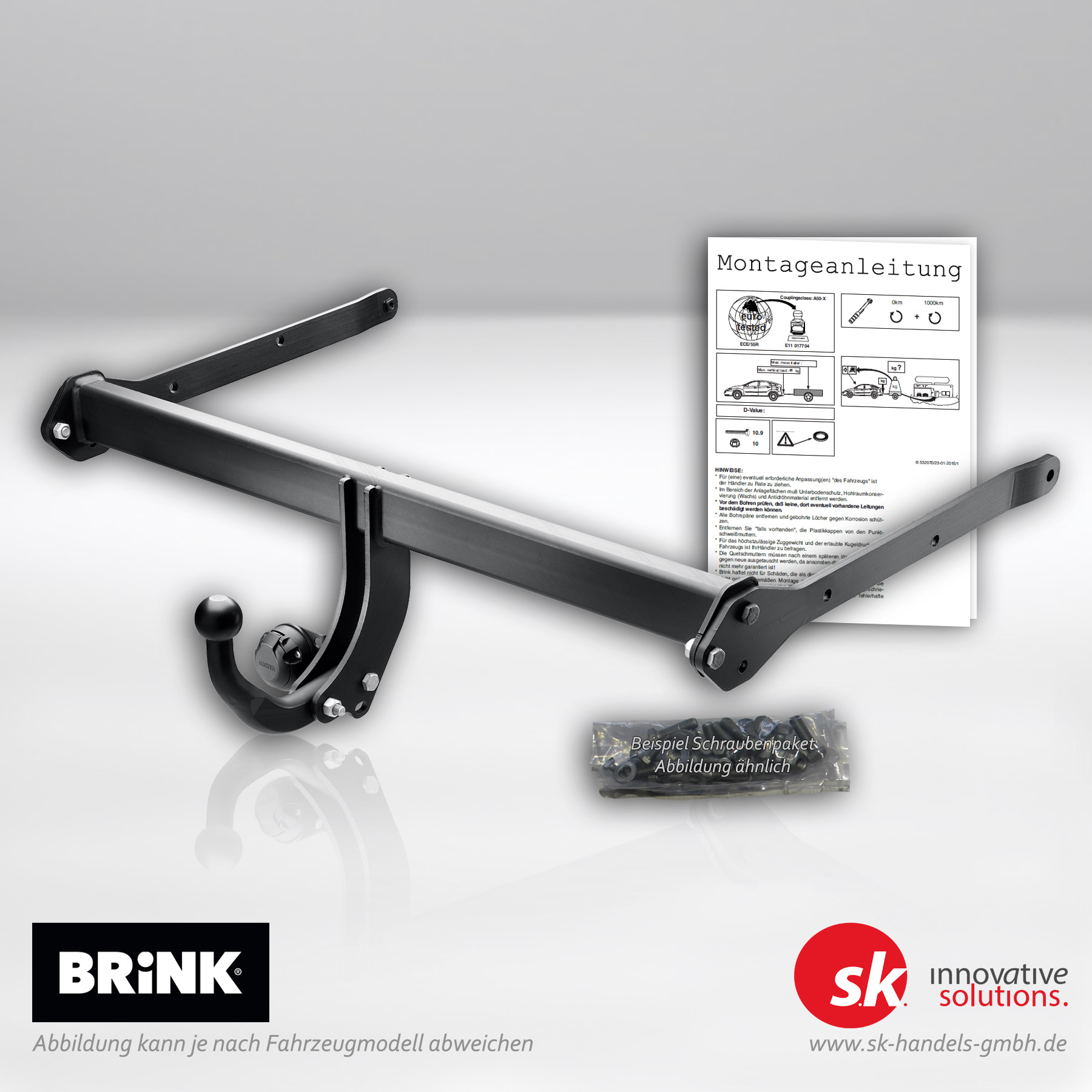 Starre Anhängerkupplung für Toyota Land Cruiser Prado (_J15_)