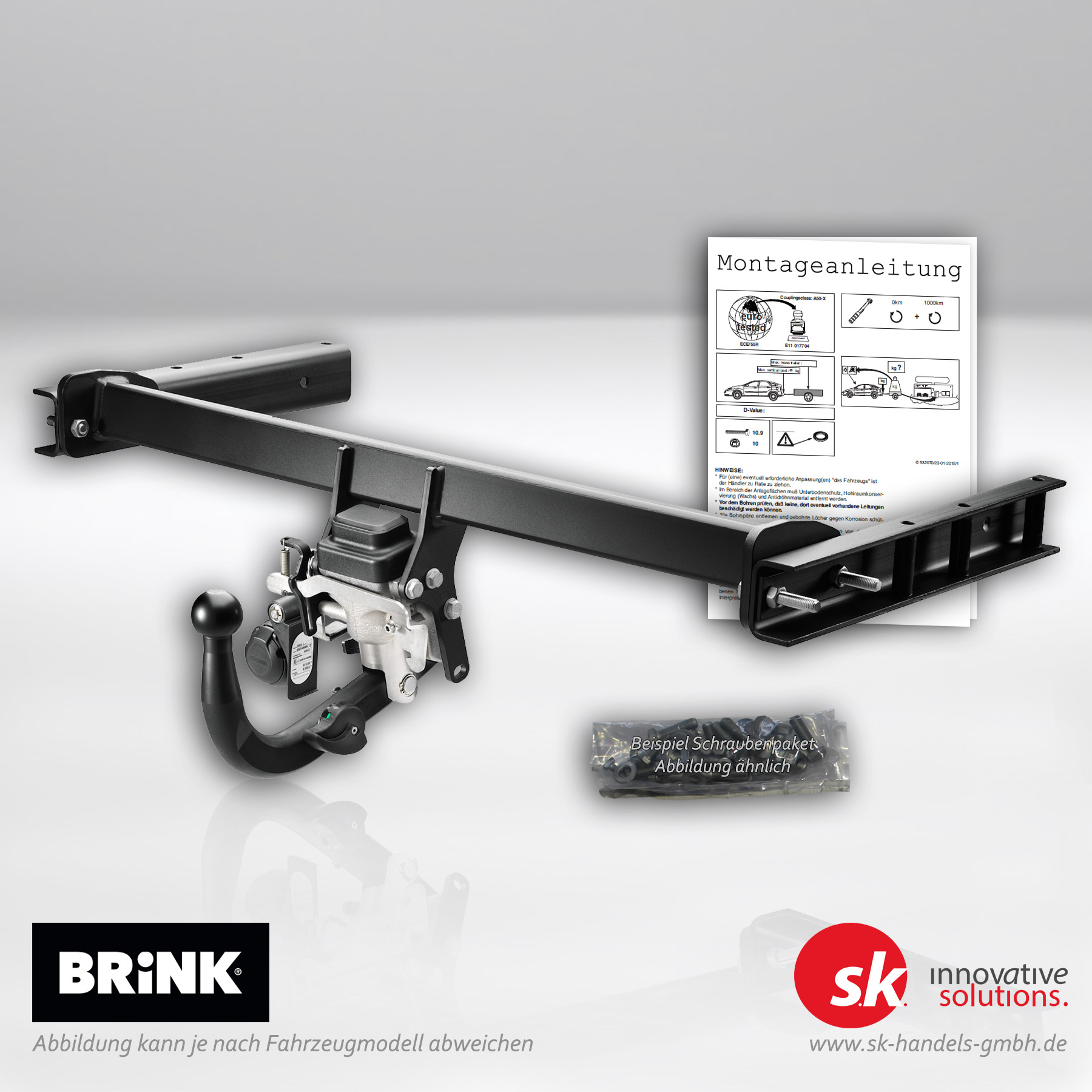 Schwenkbare Anhängerkupplung für VW Tiguan (5N_)