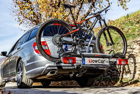 Fahrradträger auf Anhängerkupplung